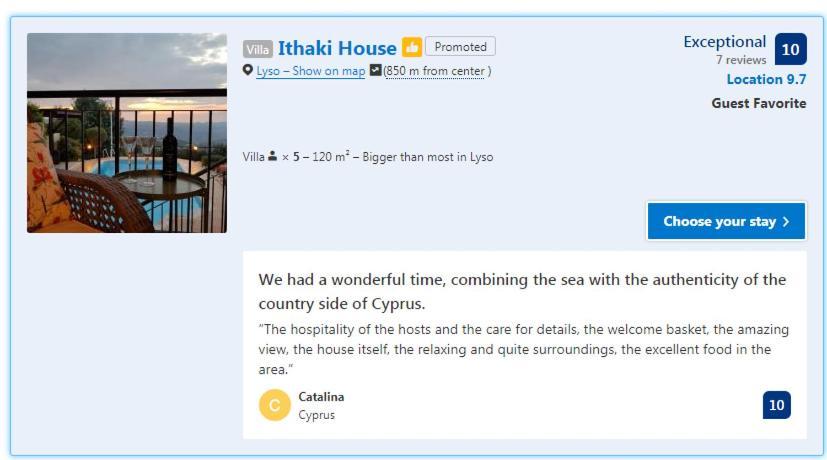 Ithaki House Villa Lysos ภายนอก รูปภาพ